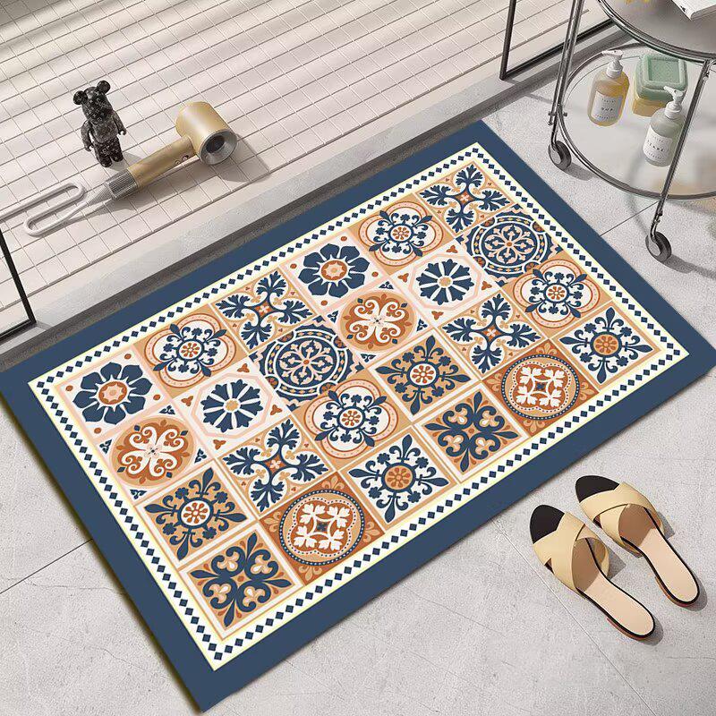 Modern Cute Room Decor Bedroom Carpet  Plaid Pattern Big Size Soft Living Room Rugs Lint-free Easy Clean Non-slip Mat for Kids