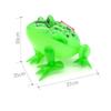 Inflatable Cute and Funny Frog with shinning eyes Flashing Light Animal Party Favor Frog Blow Up Toys for Toddler Children Kid