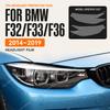 Pre-Cut TPU Headlight Protective Film for BMW 4 Series F32 F33 F36 2013- Clear