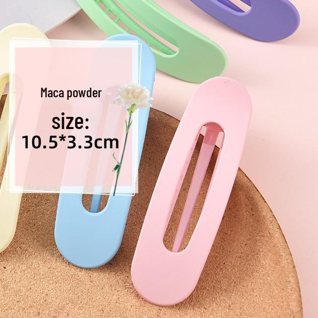 Morandi Large Hairpin: Korean Duckbill Claw Clip for Bangs and Updos