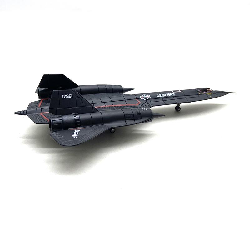 1/144 Scale US Air Force SR-71 Blackbird Reconnaissance Aircraft Alloy Model Diecast Airplane Model