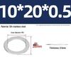 304 Stainless Steel Ultra-Thin Flat Washers - Available in Thickness: 0.1mm, 0.2mm, 0.3mm, 0.5mm
