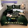 Personalized Jaguars Nfl Soft Bedding 3 Piece Set HD Print Duvet Cover Pillowcases for Teens Adult Bedroom Decoration Christmas Gift C10349
