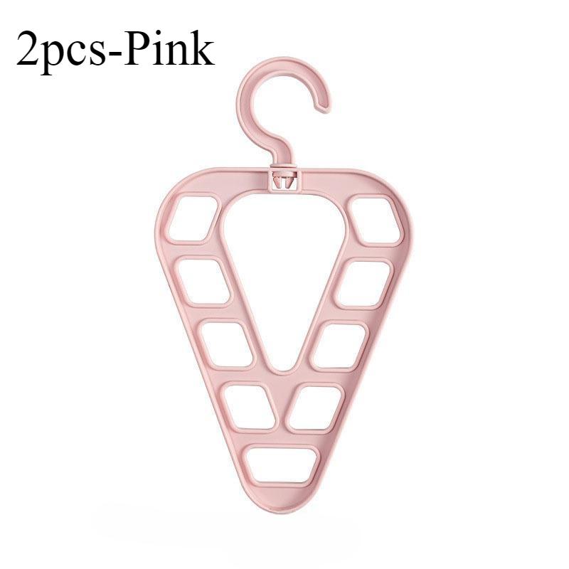 1/2/3Pcs 9-Hole Magic Clothes Hanger Closet Organizer Space Saving Multi-function Drying Racks Wardrobe Scarf Storage
