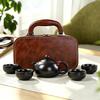 Dingyao Xishi Pot Ceramic Travel Tea Set Portable One Pot Four Cups Kuaike Cup Business Gifts