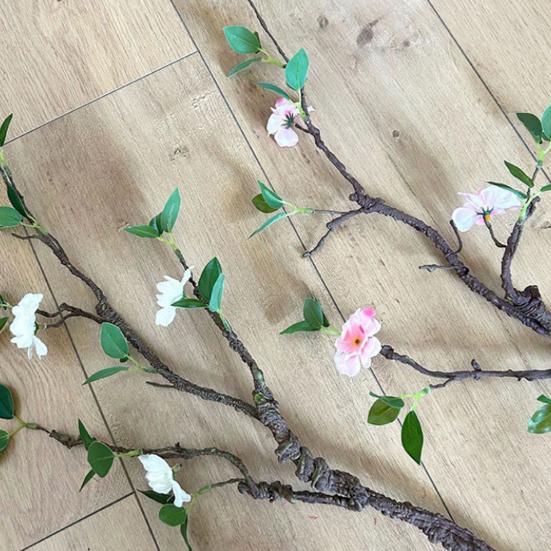 Artificial Flowers High Simulation Realistic Fake Flowers with Soft Petals And Green Leaves