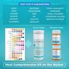 1 Set Water Testing Reagents 17-in-1 Hardness/Copper/Value Alkalinity Hardness Bromine Test Strip
