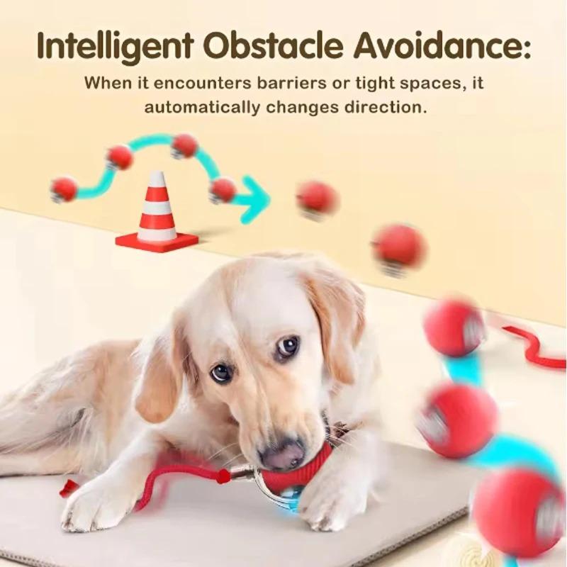 New Electric Cat Ball Toys Automatic Rolling Ball With Teaser Bird Cat Toys Pet Interactive Smart Sensor Rechargeable Cat Toys