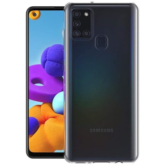 Coque - LittleMonkey - Galaxy A21s - Silicone - Transparente - Souple