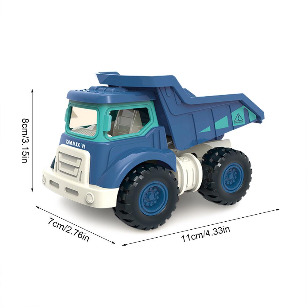 Digger Toys for Boys Creative Toy Construction Trucks Inertia Car Toys Stable Toy Construction Vehicles Construction Vehicle синий