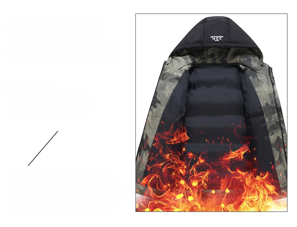 New Men's Winter Hooded Cotton Jacket - Korean Style Trendy Short Coat