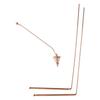 1 Set Copper Probe Rod Gold Measuring Rods With Pendulum Tools Hunting For Water Treasure Gold Lost Items Finding Tools
