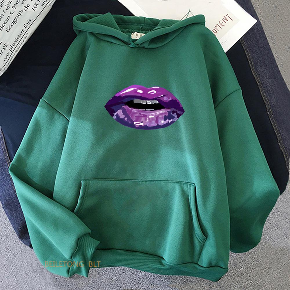 Purple Kiss Hoodies Korean Sweatshirts Fleece Comfortable Women Men Hooded Pullovers Sudaderas Ropa Mujer Girl
