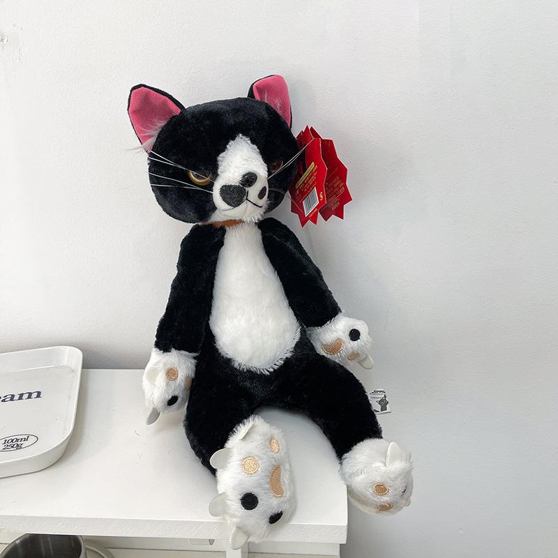 New Unhappy Cat Doll Kitten Plush Toy Rag Doll Ornament Throw Pillow Cute Girl Gift