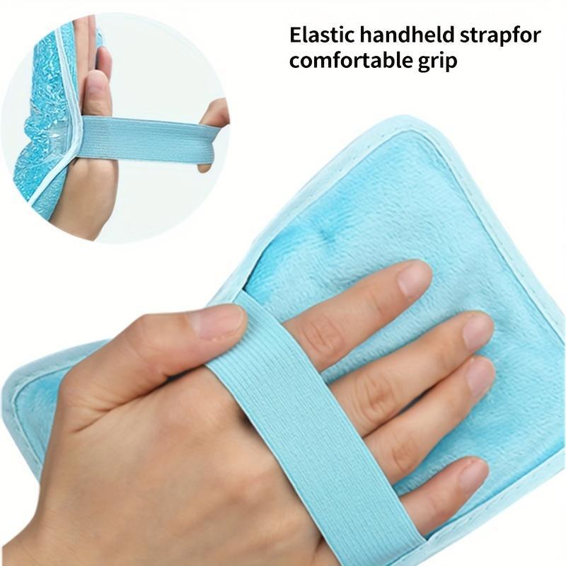 Double-sided Pillow Cold Compress Gel Bag With Strap Handheld Gel Ice Bag
