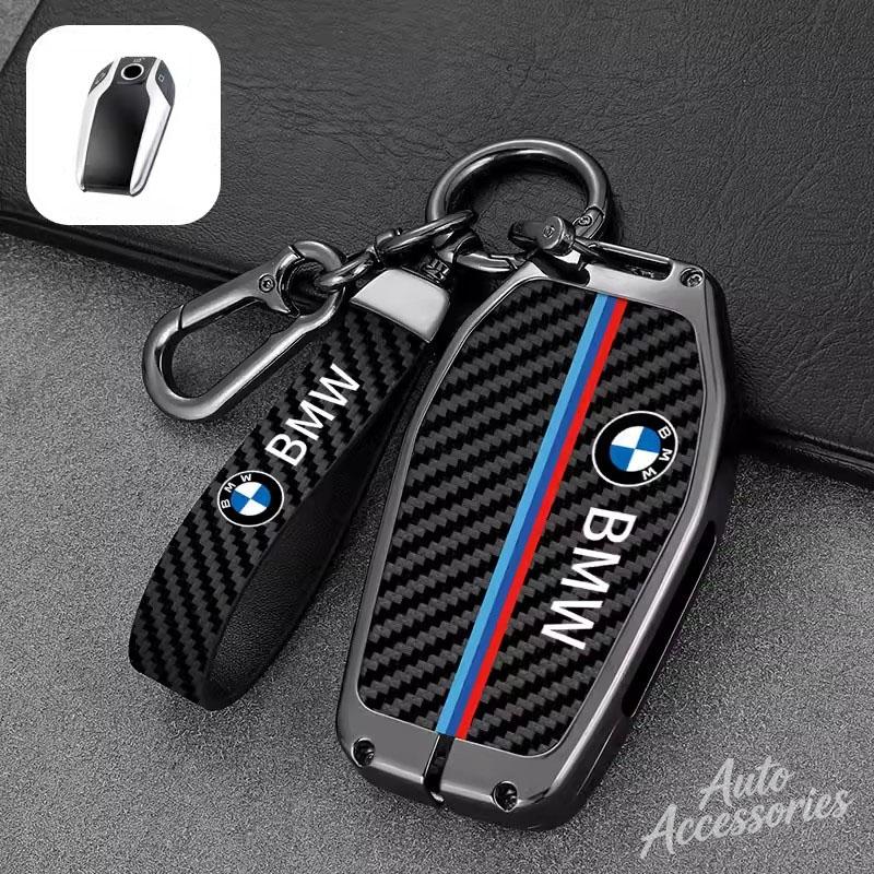 Car Key Case Cover Bag Keychain Accesories For Bmw 1 3 5 7 Series X1 X3 X5 X6 X7 F30 G20 F34 F31 G30 G01 F15 G05 I3 M4 Series