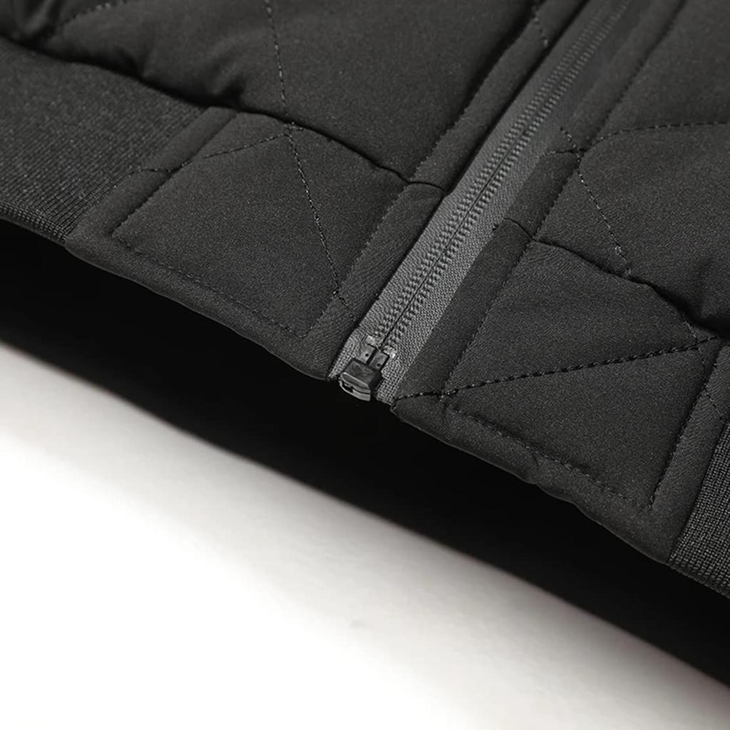 Down Brushed Cold Large Size [ODFMCE] Jacket, Men's Autumn/Winter Jacket, Thick, Hooded, Plain, Filling, Lining, Protection, (JP, Alphabet, 2XL,