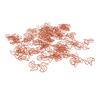 100pcs Paper Clips Prevent Slip Cute   Shaped Decorative Bookmark Metal Paperclips for School  