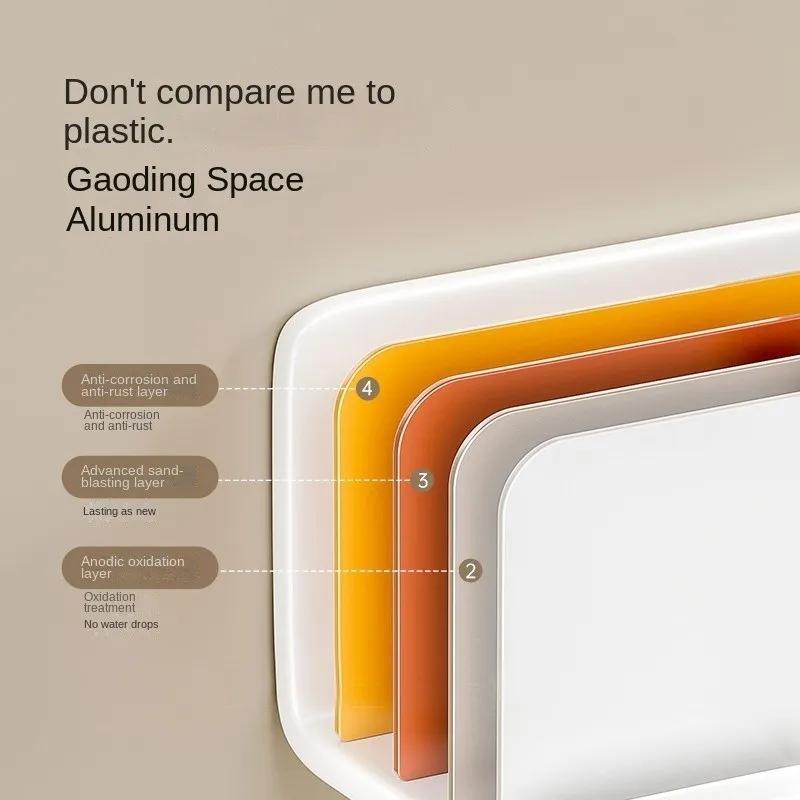 Föhnhalter Wandmontierter Föhnhalter Glätteisenständer Föhn Organizer WC Fönhalter Ablage Badezimmerregale