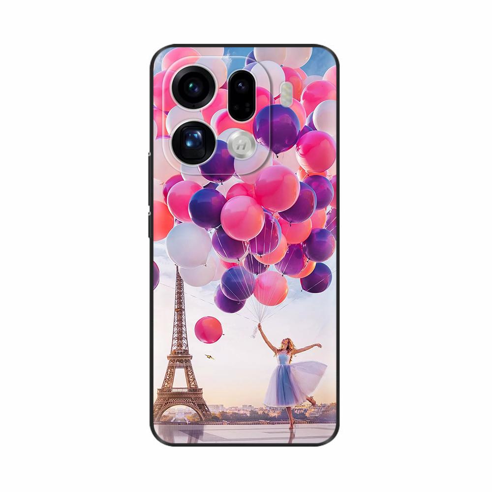 For OPPO Find X9 Find X9 Pro 5G Shockproof Case Soft TPU Silicone Phone Cover FindX9 Pro Funda Bumper Cartoon Painted Back Cover