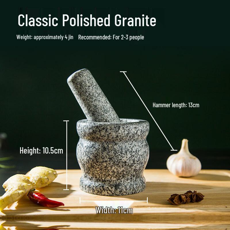 Classic Granite Mortar and Pestle