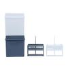 24 Slots Microscope Slides Staining Jar Rack Kit Non-Stick Smooth Staining Dish Set for Student Science Experiment Use