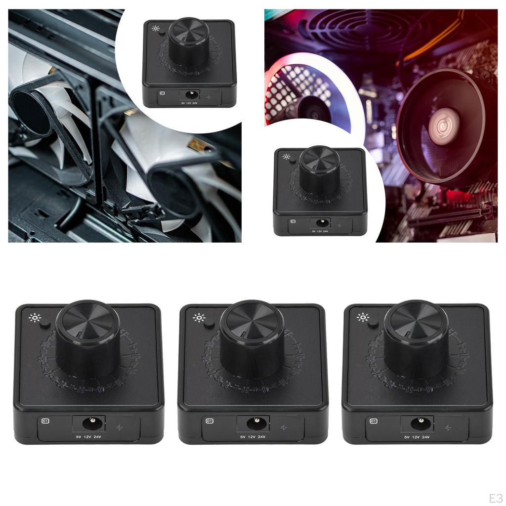 PWM Fan Controller 4Pin Computer Cooling Premium DC5521 Interface High Performance