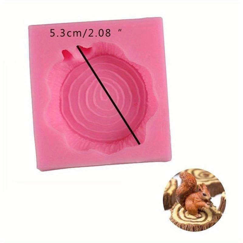 Details About Tree Gumpaste Silicone Fondant Stumps Mold Cake DIY Little Bread Baking Mould 3D