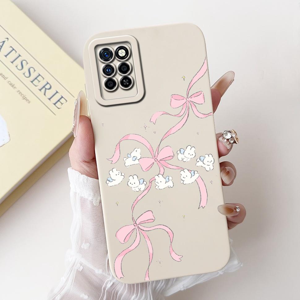 For Infinix Note 10 Pro Case X695 X695D Beautiful Flower Soft Silicone TPU Phone Cover For Infinix Note 10 Note10 Pro Case Funda