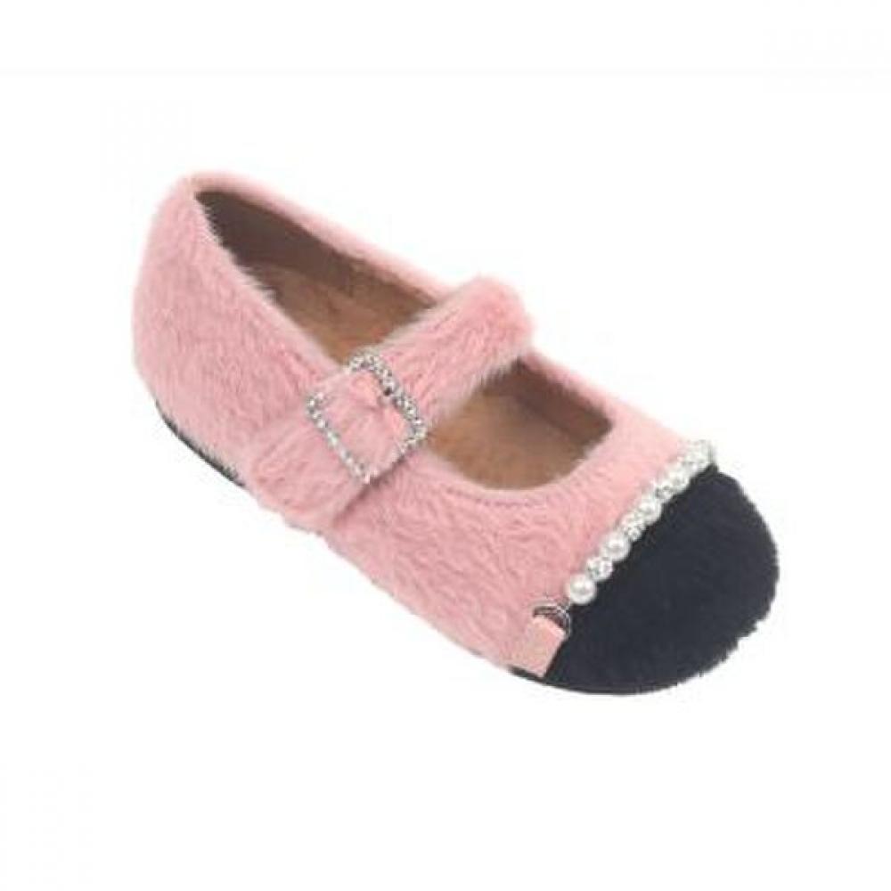Quincy Toebox Comfortable Girls Shoes Bling Bling Pearl Decoration  150mm 190mm 