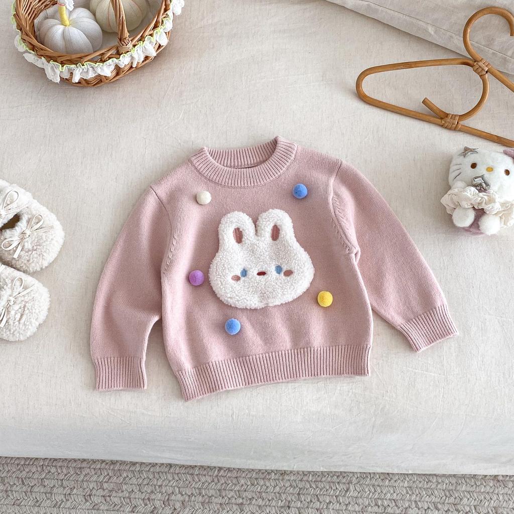 2025 Winter Koreanischer Stil Mädchen Patchwork Pompon Leggings - Trendige Verdickte Hose für Stilvolle Kinder