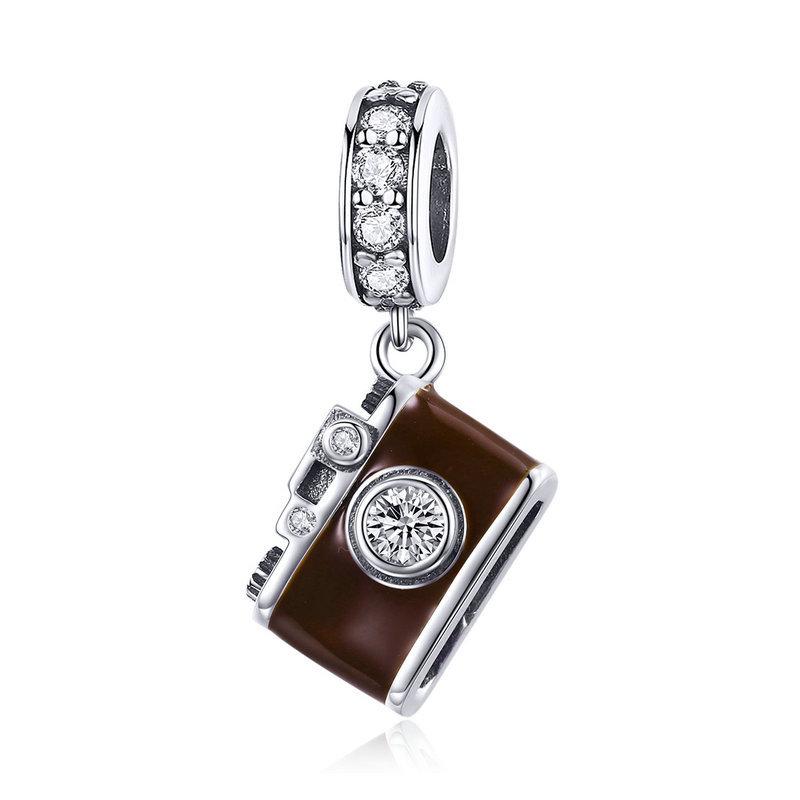 Travel Series Collection 925 Silver Loose Beads Car Airplane Luggage Diy Beaded Bracelet Accessories