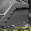 Window Lift Switch Panel Central Control Air Condition Cover Trim For Volkswagen T-Roc T Roc 2018 - 2025 Black Brushed Interior