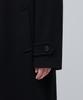 Musinsa Standard Cashmere Blend Oversized Balmacaan Coat [Black]