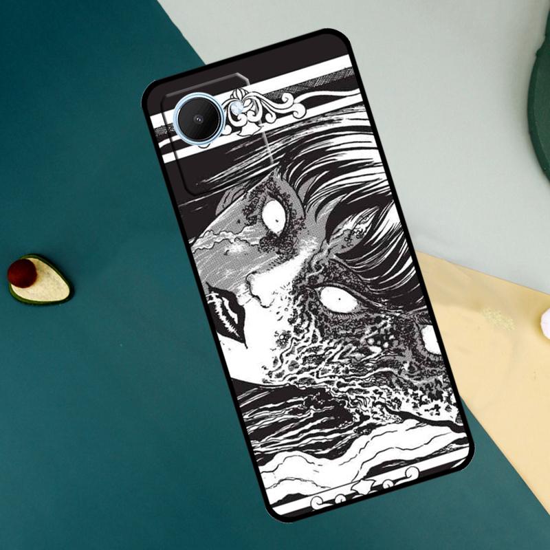 Horror Manga Style For Realme 15 14 10 11 12 13 Pro Plus C65 C67 C71 C63 C61 C55 C51 C53 C75 GT6 GT7 Pro Case