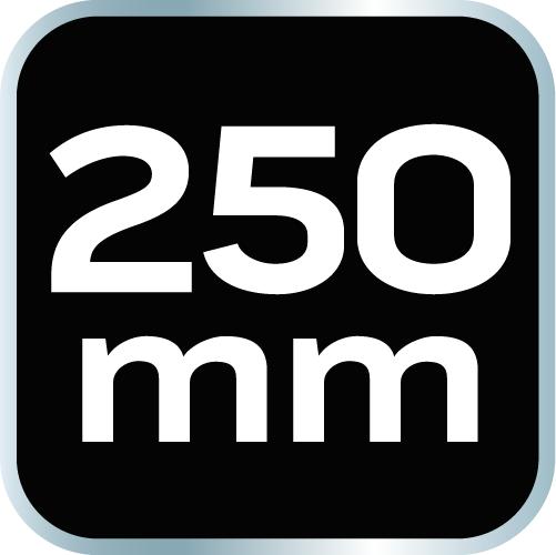 Spatule à peinture 250 mm, acier inoxydable, manche bi-matière