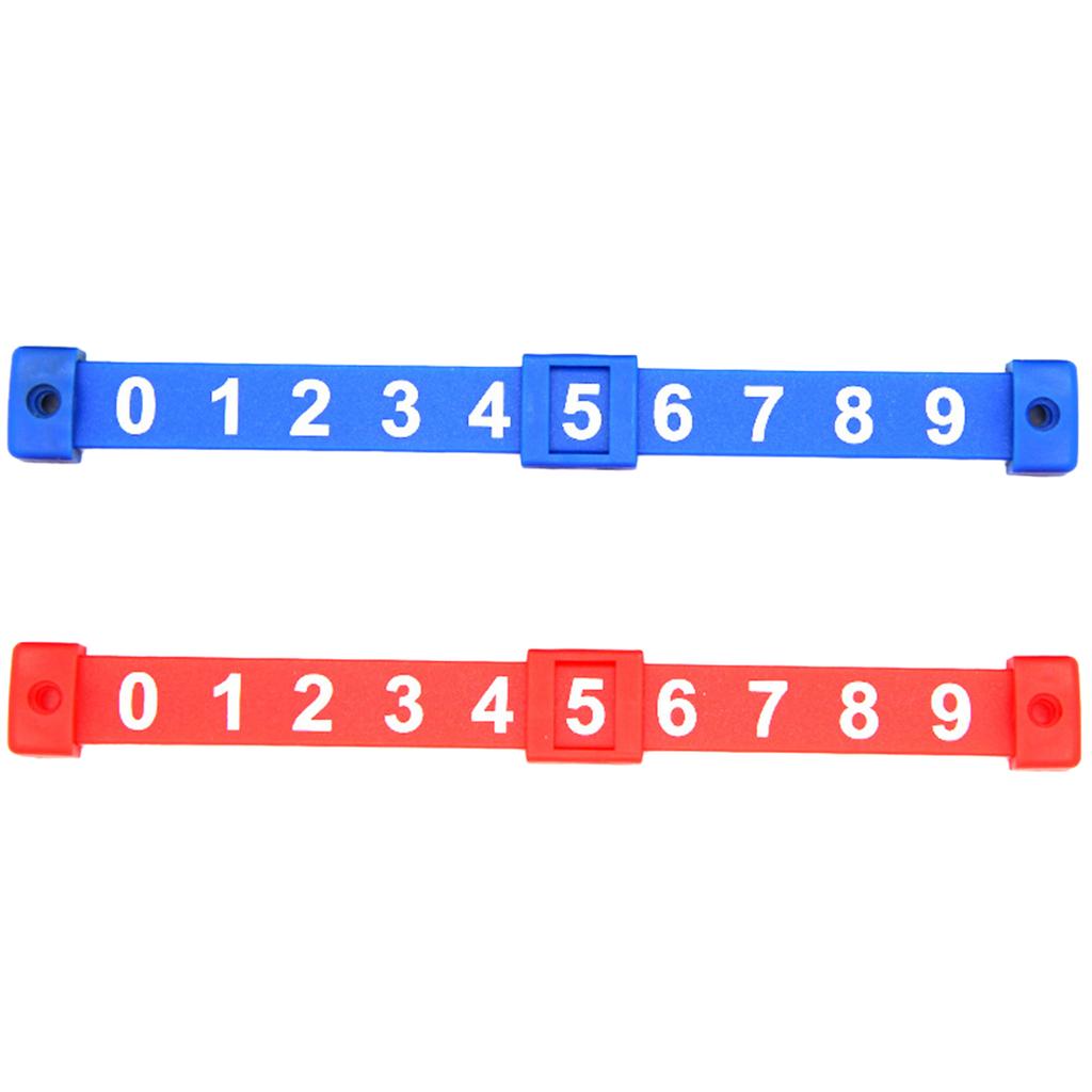 2Pcs Table Football Counter Plastic Billiard Score Board Table Game Score Goal Counter Football Score Counters Markers