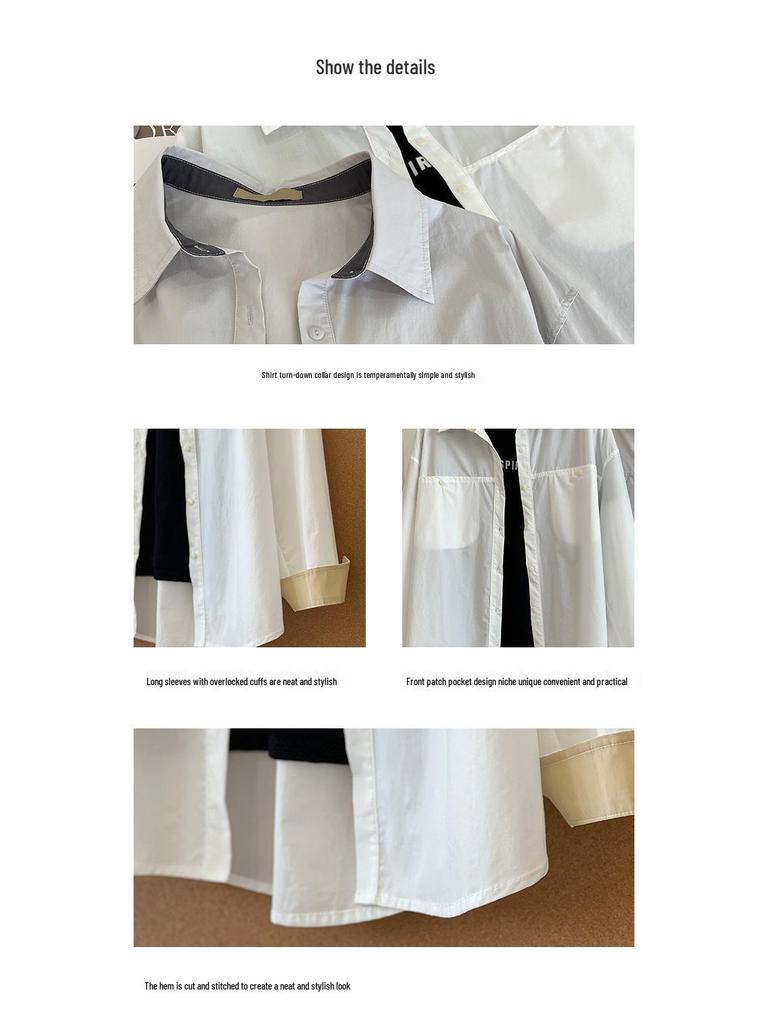 Orange Zichun Women's High-End Long Sleeve Shirt Jacket - Spring Collection