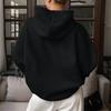 Women's Fashionable Casual Printed Letter Casual Hooded Sweatshirt With Pockets