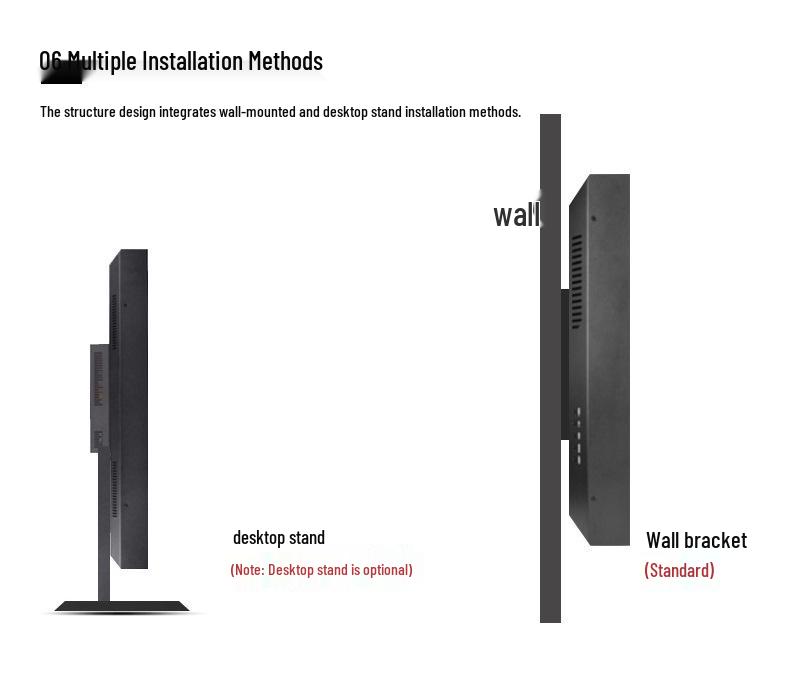 Bairelai Embedded LCD Monitor: 15", 17", 19" Color Displays