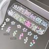 3D Flower Petals Nail Art Glitter Set Transparent Nail Charms Decorations  Manicure Accessories