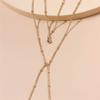 European and American Cross-Border Jewelry New Fashion Bell Pendant Necklace Women Personality Exaggerated Multi-Layer Tassel Long Necklace