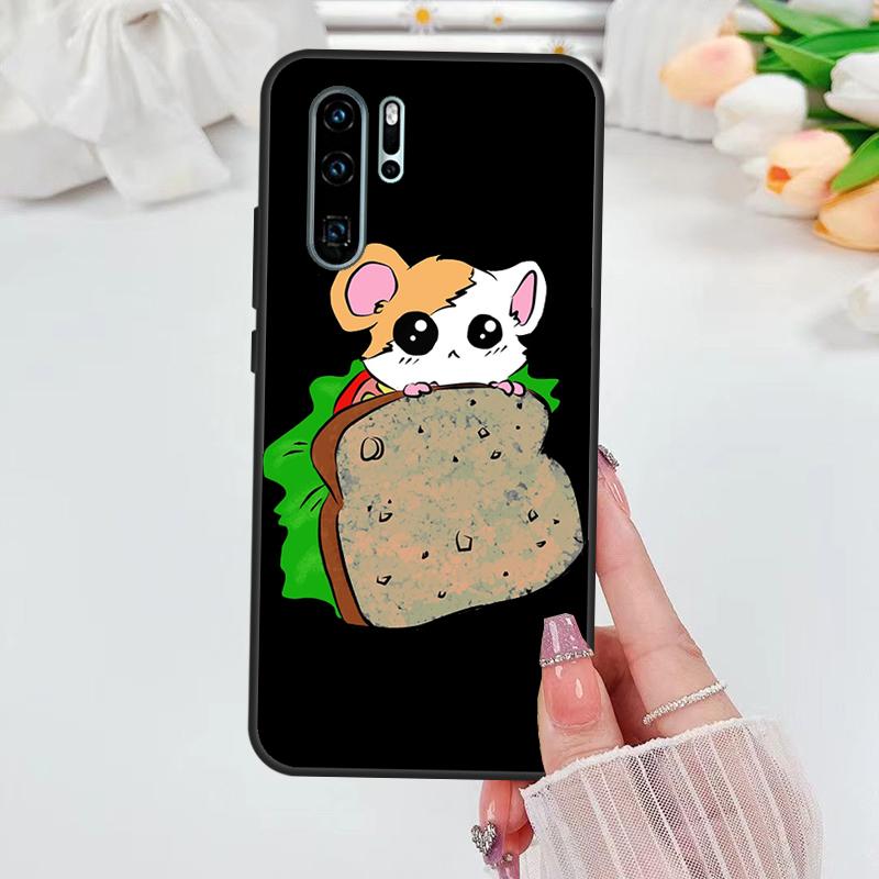 Cute Funny Hamster For Huawei Nova 9 10 SE 11 Pro 12i 11i 8i Y60 Y70 Y90 Y61 Y91 Y72 Y73 P20 P40 P30 Lite Case
