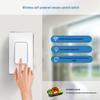 Graffiti Zigbee Alexa-Compatible Wireless Smart Switch with Voice Control, Timer, and Dual Control Functionality.