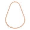 Mezmic [Art Collection] 14K Gold Flat Curve Chain Necklace_Gold Market Price