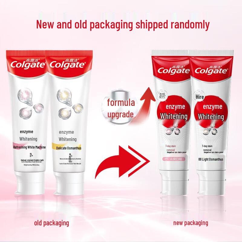 Colgate Enzyme Whitening Toothpaste White Peach