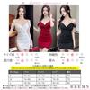 Dress Mini Tight Cabaret Girl Style White Black S M L [RREMN] One-Piece Off-Shoulder Women's (JP, Alphabet, M, TYPE1 RED) [Item]