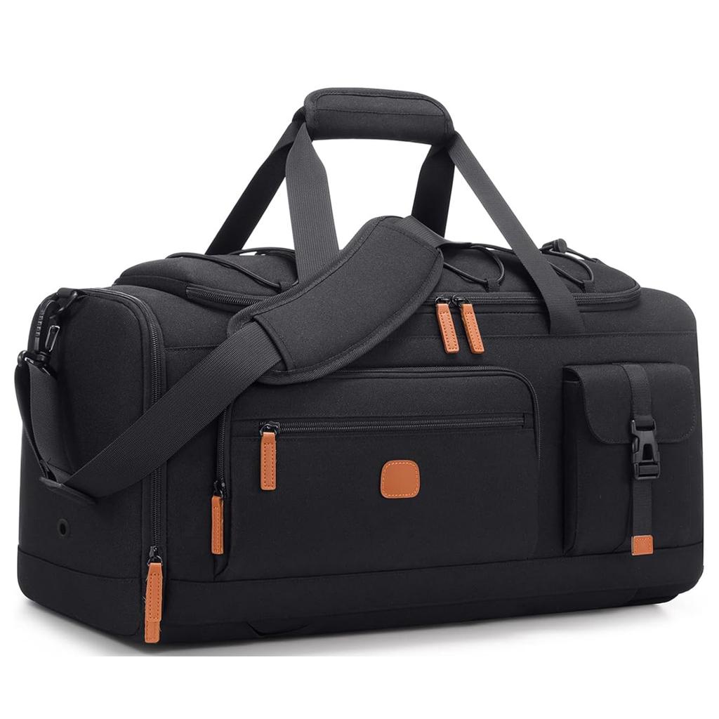 Gym Bag for Men & Women with Shoe & Laptop Compartment, 3-in-1 Sports Travel Duffel, Anti-Theft Carry-On Backpack for Airplane & Workout