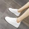 Damen Weiße Vielseitige Sneaker - Frühling/Herbst, Atmungsaktiv, Dicke Sohle, Lässige Trendige Dad Shoes für 2025