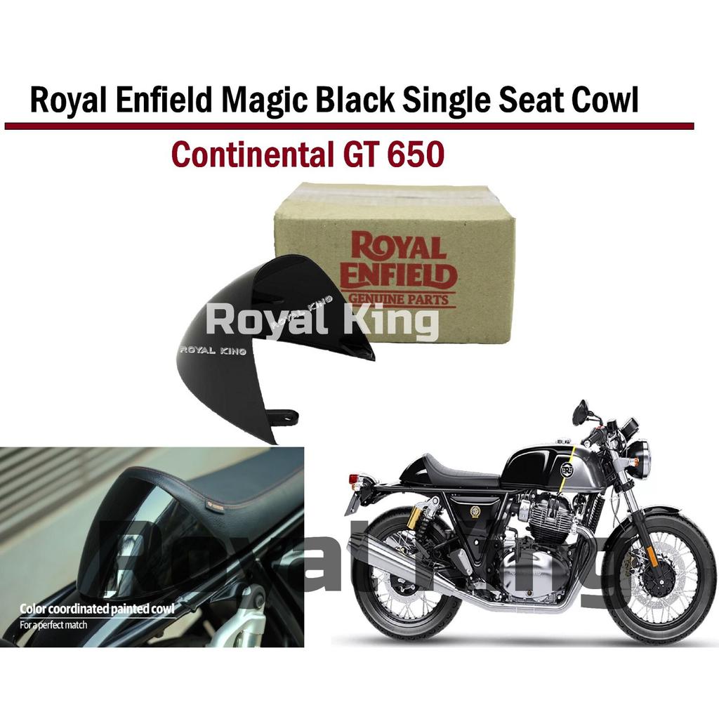 Royal Enfield "Continental GT 650 Magic Black Single Seat Cowl"